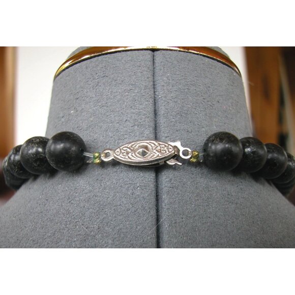 Lion Face Beaded Necklace With Pendant 70's Vintage - Picture 3 of 3